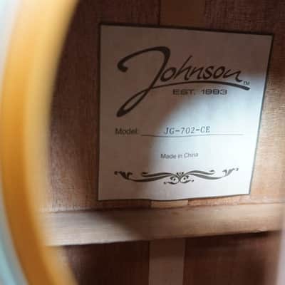 Used Johnson JG-702-CE Bass Guitar Natural image 6