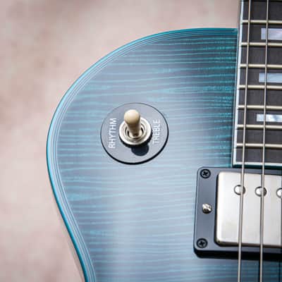 GIBSON USA Custom Shop Special Order Les Paul Axcess Custom Widow "Peacock Blue" (2026) image 7