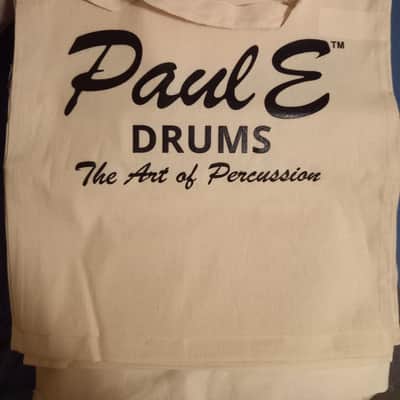 PaulE Drums 'Kajon-E' Handheld Cajon Cedar with Baltic Birch ply top with tote bag image 3