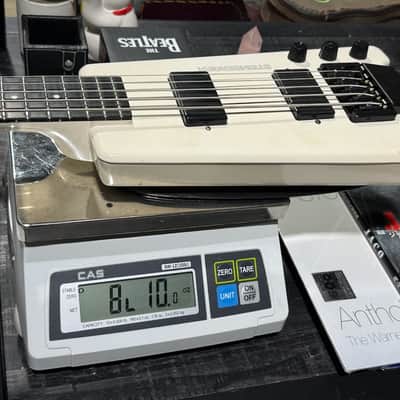 Steinberger XL-2 5 String Bass 1989 - the ultimate example a factory 5 String in the rare White finish. image 14
