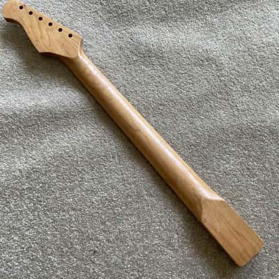 Harley Benton Dark Roasted Maple Wood Strat Style Guitar Neck, Rosewood 22 Frets Fingerboard image 7