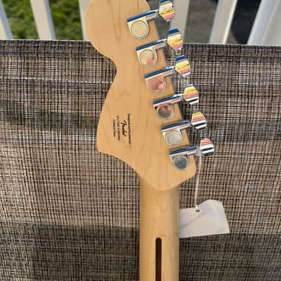 Squier Affinity Stratocaster guitar neck with neck plate new old stock 2021 - Indian Laurel image 4