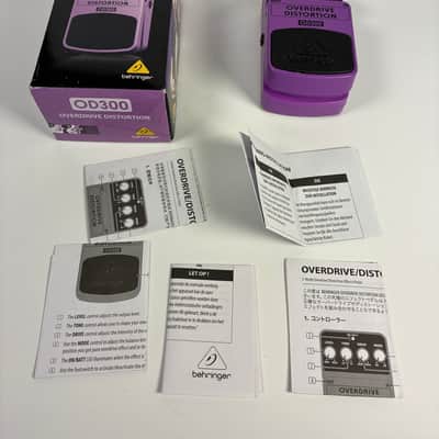 Behringer OD300 Overdrive Distortion Pedal - Excellent Condition with Box and Documents image 2