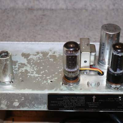 Vintage Fender Silverface Champ Tube Amp Chassis - Fully Working - No Tariffs image 14