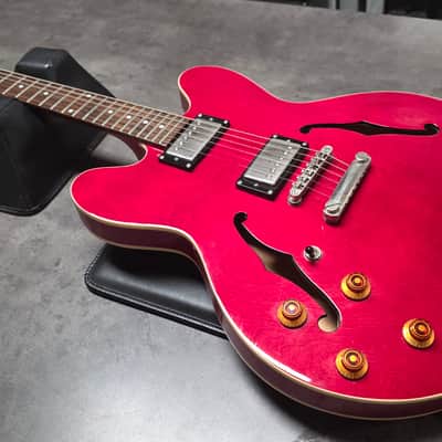 Epiphone ES-335 DOT LH Left Hand Cherry Red HARD CASE Lefty Handed 335 ES335 Semi-Hollowbody Hollow Body Electric Guitar image 6