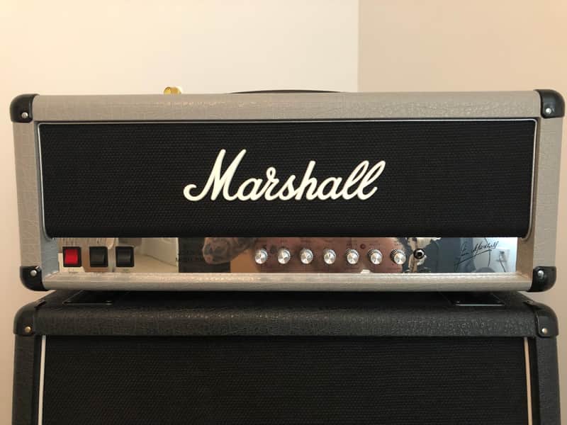 Marshall JCM 25/50 2555x Silver Jubilee Reissue 2016 Silver Tolex image 1