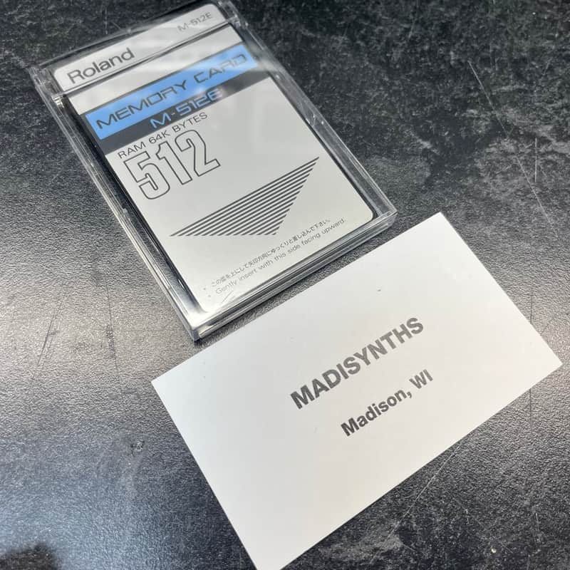 Roland ローランド M-512 MEMORY CARD (2)美品 Roland - Card Works