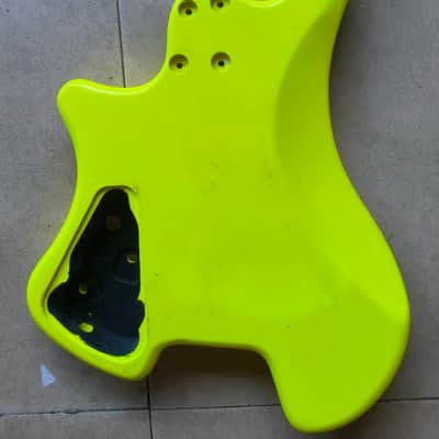 Yellow Headless Guitar HH Body image 6