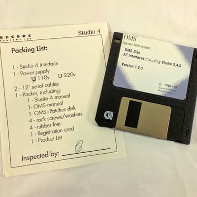 Opcode Studio 4 MIDI & SMPTE Interface (1992) image 8