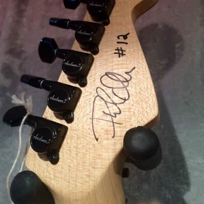 2010 New Old Stock Phil Collen Splatter Jackson Custom Shop PC1 Signed 30th image 10