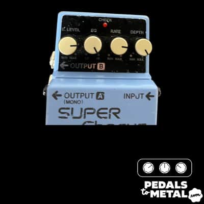Boss CH-1 Super Chorus (Dark Gray Label) 2001 - Present - Blue - X15173 image 2