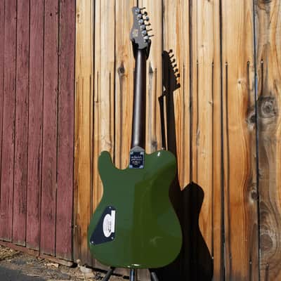 Schecter DIAMOND SERIES Jack Fowler PT Drab Green 6-String Electric Guitar image 3