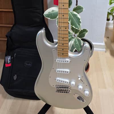 Fender H.E.R. Stratocaster BRAND NEW Limited Edition Artist Signature Custom Chrome Glow Anodized Aluminum 60s Vintage Spec Noiseless Pickups HER Strat Color Change Flip Flop Paint Guitar image 2