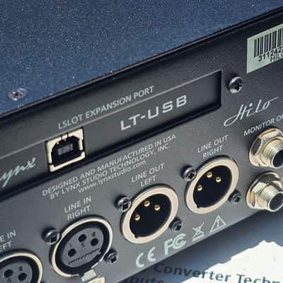 Lynx Hilo Reference A/D D/A Converter System with LT-USB Card 2010s - Black image 7