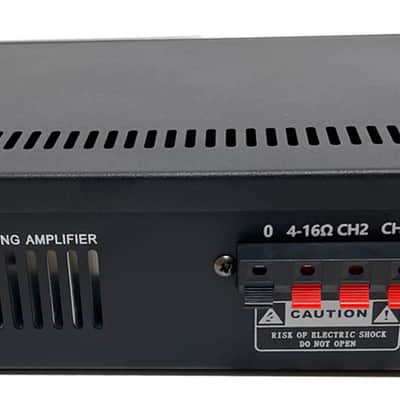NetcomLab PA AMPLIFIER WITH USB/SD MP3  2022 Black image 3