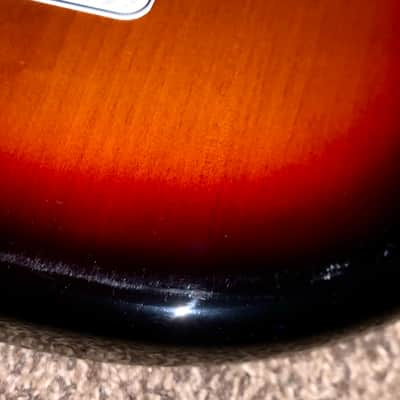 2022 Fender Player Stratocaster sunburst electric  guitar emg pickups image 10