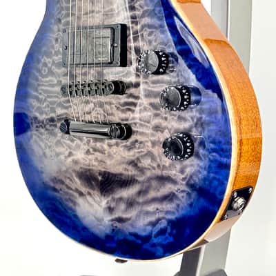 ESP ESP USA Custom Eclipse with Fishman Fluence with Case - Blue Moon Finish Serial#: US25635 image 4