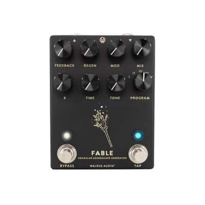 Walrus Audio Fable Granular Soundscape Generator Delay Pedal - Black image 1