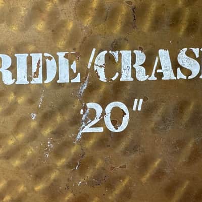 Paiste 20" RUDE Ride/Crash Cymbal 1985 - Vintage Time Capsule - VIDEO image 7
