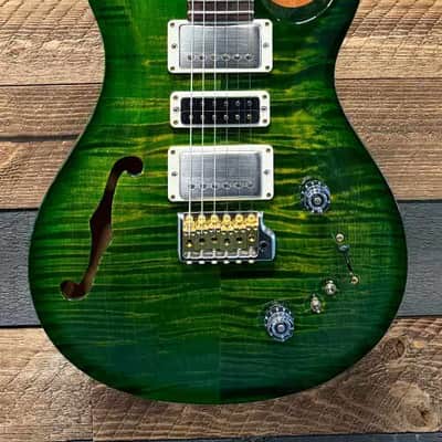 PRS Wood Library Special 22 Semi-Hollow Flame Neck Emerald 0357531 image 3