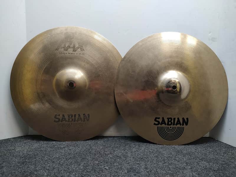 Sabian 14" AAX Stage Hi-Hat Cymbals (Pair) 2002 - 2018 - Natural image 1