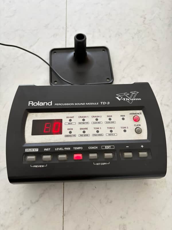 Roland TD-3 Drum Sound Module 2004 - 2009 - Black image 1