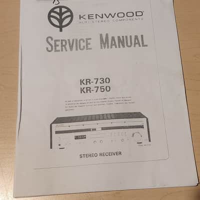 Kenwood Kenwood KR-750 vintage AM/FM stereo receiver 80s  - Metal walnut image 10