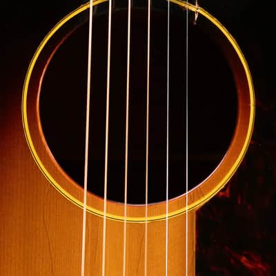 Gibson Vintage 1966-1967 LG-2 Acoustic Guitar - Sunburst with Alligator Chipboard Case - Used image 11