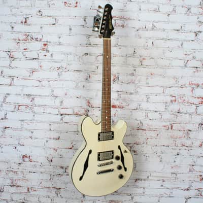Fret King - FKV36CTSB Elise Custom Semi-Hollow Electric Guitar - Vintage White - w/HSC -x1520 - USED image 4