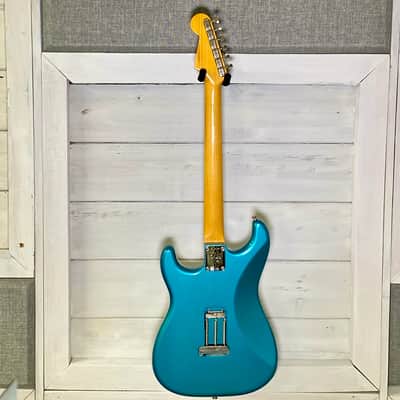 Fender Eric Johnson Stratocaster with Tweed Case 2014 - Lucerne Aqua Firemist image 11