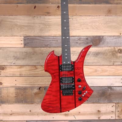 BC Rich Mockingbird Legacy ST Electric Guitar Transparent Red w/ Floyd Rose image 4