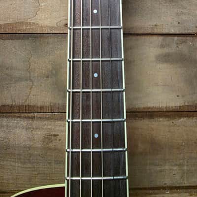 Yamaha FSC-TA TransAcoustic Concert Cutaway Acoustic - Ruby Red image 10