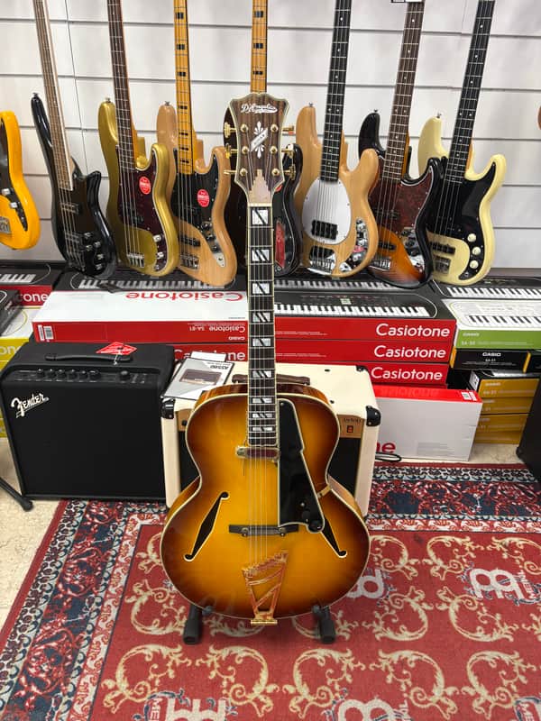 D'Angelico Style B 2025 - Dark iced tea burst image 1