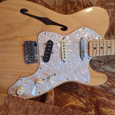 2009 Fender Classic Series '72 Telecaster Thinline (Nashville wired) Natural Finish image 3