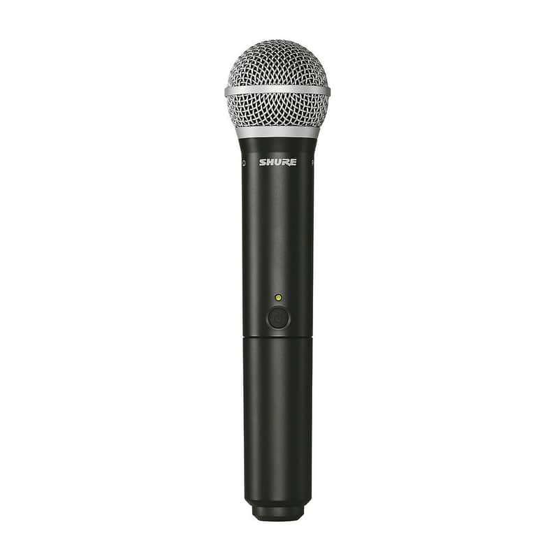 Shure BLX2/PG58-H10 Handheld Wireless Microphone Transmitter, 542-572 MHz image 1