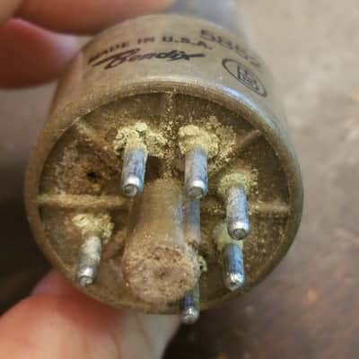 Bendix ONE (1) 5852 tNOS TESTED Vacuum Tube triple mica 6X5GT premium Audio 1938-1961 image 2