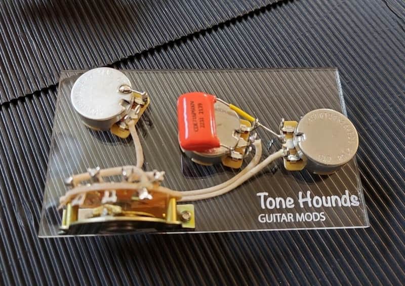 ToneHounds Guitar Mods HSS Wiring Harness image 1