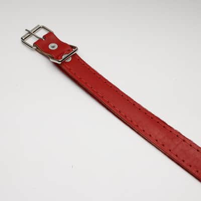 Accordion Shoulder Strap Boppola - Red on Red (Embosed) image 7