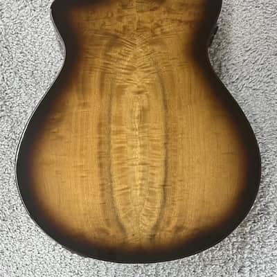 Breedlove Artista Pro Series Concerto CE Acoustic Electric Guitar, Burnt Amber image 7