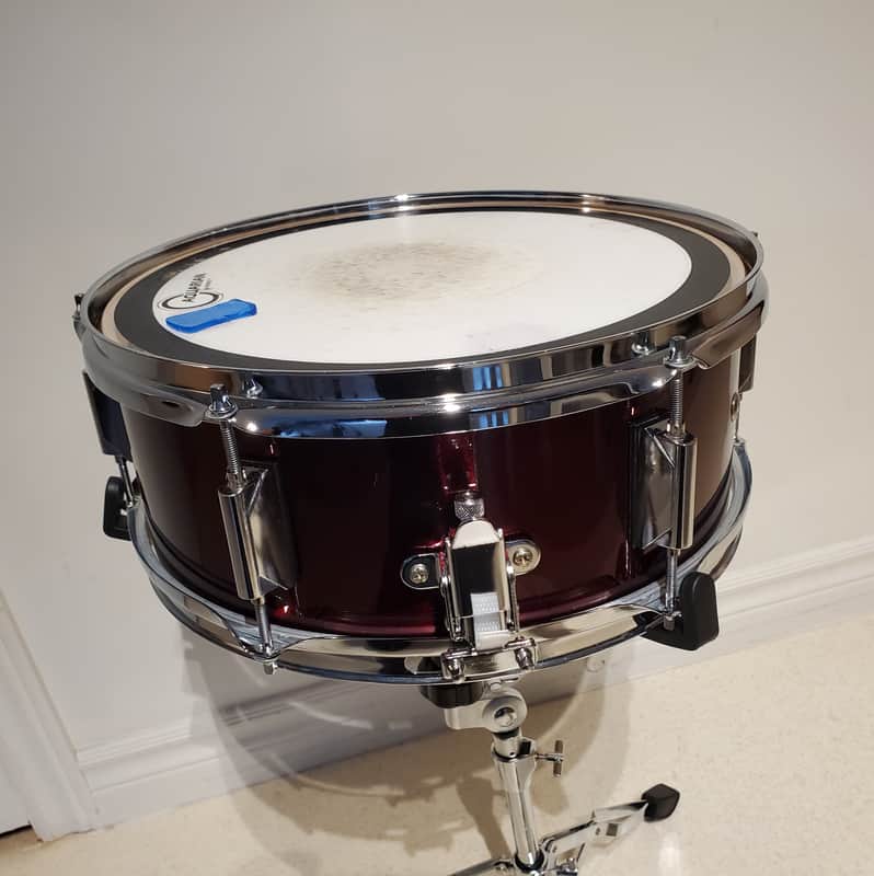 BURGUNDY Snare Drum 14"x5" - Motown 6 Lug - Gorgeous Ultra Clean image 1