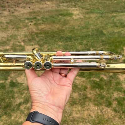 Yamaha YTR - 6335H Mark II Early 90's - Brass/Silver image 10
