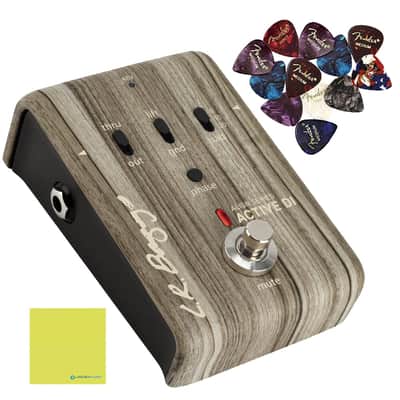 LR Baggs Align Series Active DI Acoustic Pedal Bundle w/ 12x Picks and Liquid Audio Polishing Cloth image 1