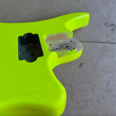 Yellow Headless Guitar HH Body image 5