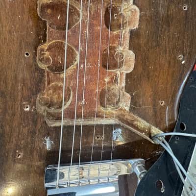 Gibson SG Custom 1969 - an ultra rare large'gard w/a combo of Walnut finish w/all Chrome Hardware ! image 11