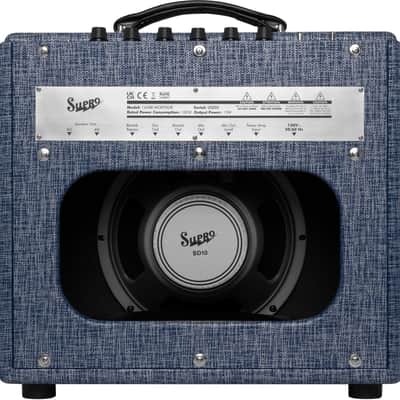 Supro Montauk 15-Watt 1x10 Combo Amp - Blue Rhino (1608R) | Musician Madness image 6