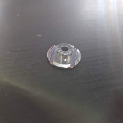 Fender Chrome Round Bass String Tree, Aged image 5
