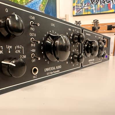 Universal Audio LA-610 MkII Tube Channel Strip 2008 - Present - Black image 3