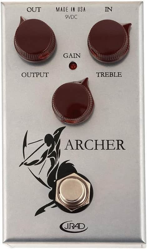 J. Rockett Audio Designs Tour Series Archer Overdrive and Boost Guitar Pedal image 1