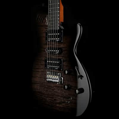 Godin xtSA Leaftop in Trans Black with Gigbag image 2