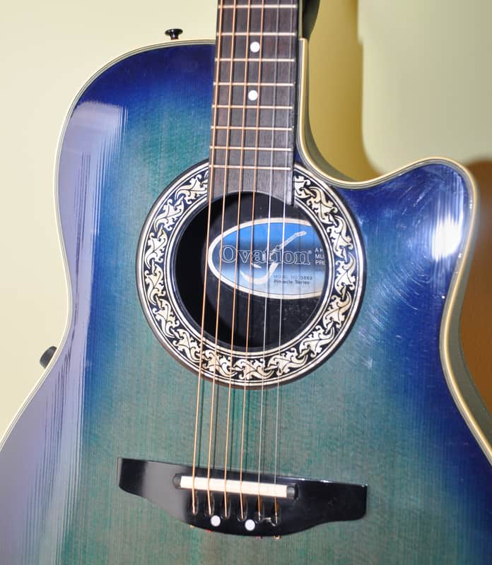 Ovation Pinnacle 3862 Guitar - 1988, Acoustic/Electric, Shallow